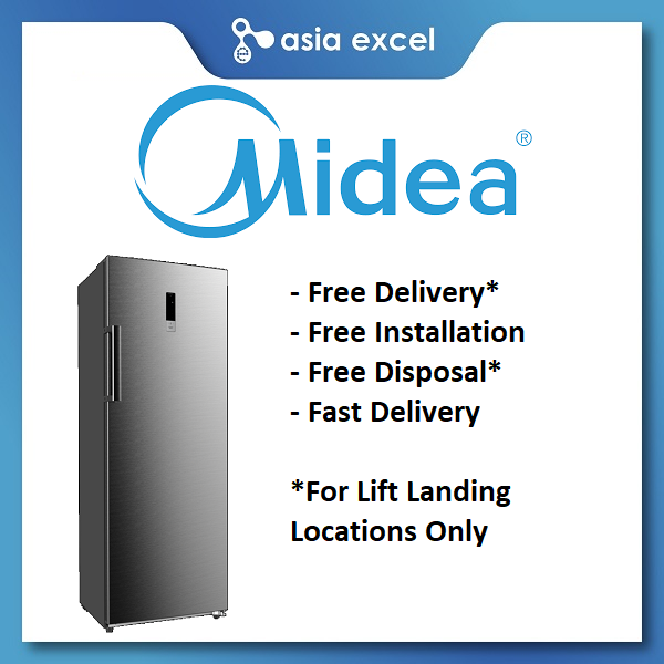 (Bulky) MIDEA MCF232 232L 1 DOOR UPRIGHT FREEZER