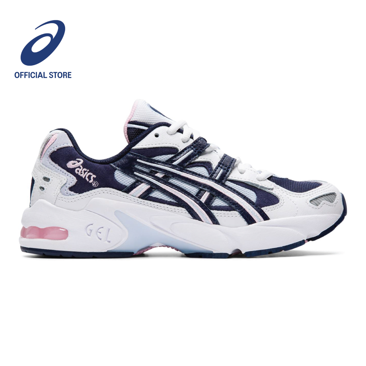 ASICS Women GEL-KAYANO 5 OG Sportstyle Shoes in White/Midnight