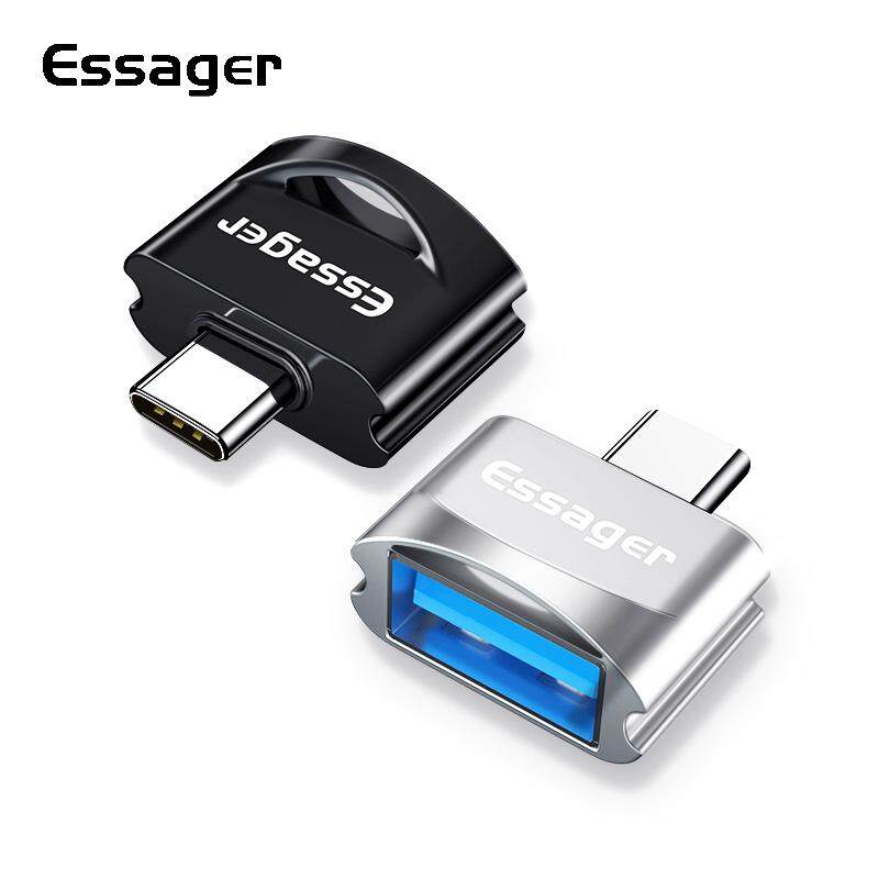 Essager USB Type C OTG Adapter For Samsung Note 10 Xiaomi mi Oneplus 7 Pro USBC Connector