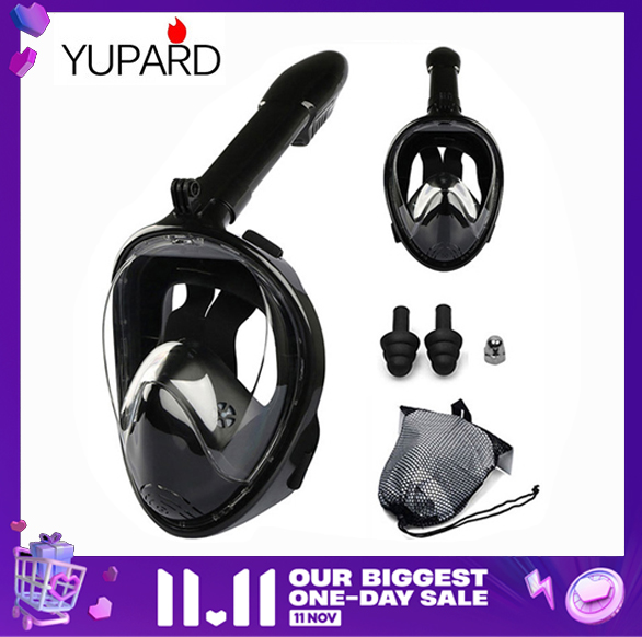 YUPARD Snorkeling Set Seaside Silicone Diving snorkeling and Waterproof Swimming Equipment
