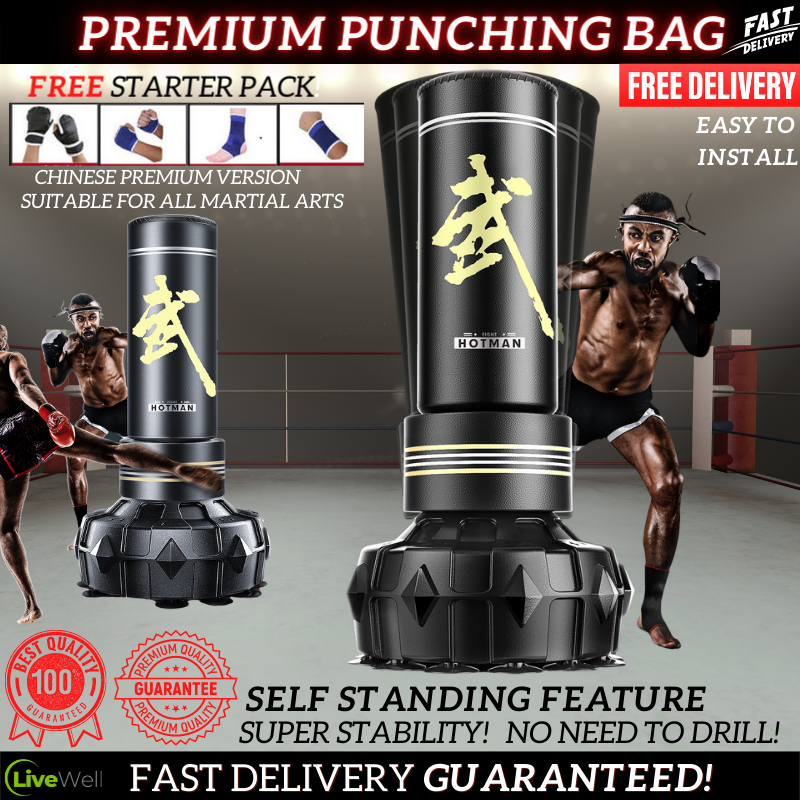 Premium Punching Bag for Boxing and MMA 2022 (6 Months Warranty)