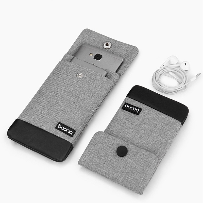 baona New Upgrade Portable Phone Bag Travel Earphone Power Wire Bank Pouch Waterproof Digital Cable Gadget Storage Bag