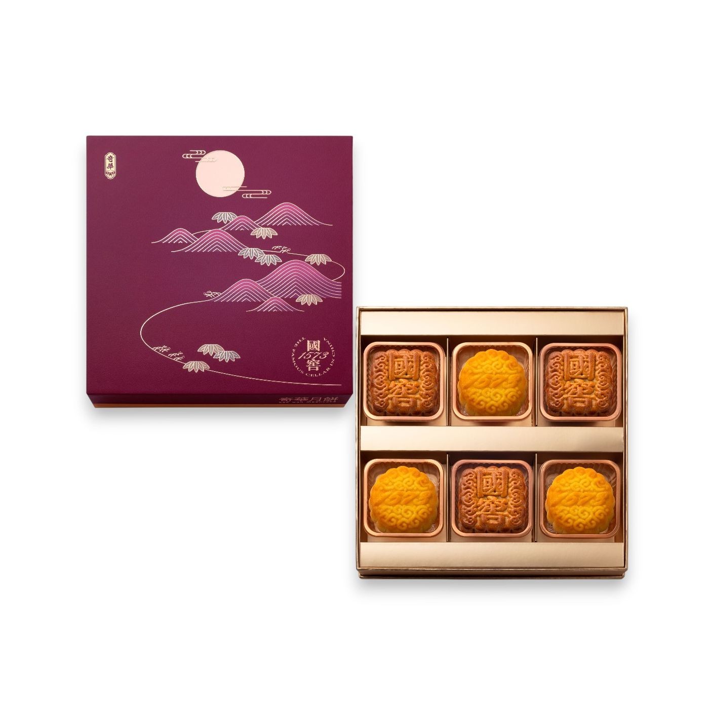 Classic Baijiu Mooncake Gift Box
