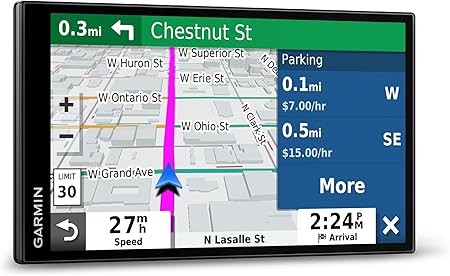 Garmin DriveSmart 71 EX with Traffic, 7-inch Car GPS Navigator with bright, clear, high-resolution maps and Garmin Voice Assist